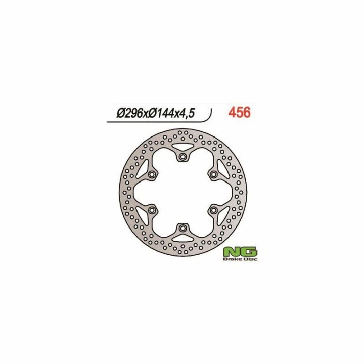 NG motorcycle brake disc (ref. 456)