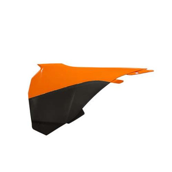Cache boîte à air gauche noir/orange Acerbis KTM SX85 (0016898.209) Cache boîte à air gauche noir/orange Acerbis KTM SX85 (0016898.209)