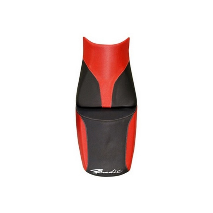 Housse de selle Bagster (2161A) Rouge/Noir/Lettres Blanches Suzuki 650 BANDIT 05-06 Housse de selle Bagster (2161A) Rouge/Noir/Lettres Blanches Suzuki 650 BANDIT 05-06