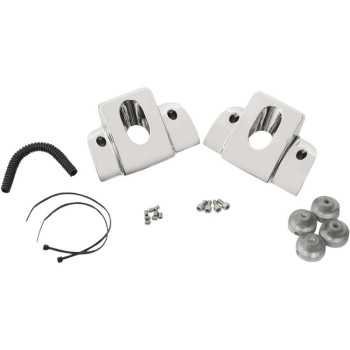 Cache antiparasite chrome DRAG SPECIALITIES twin cam