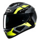 Casque moto HJC C10 TINS NOIR/JAUNE