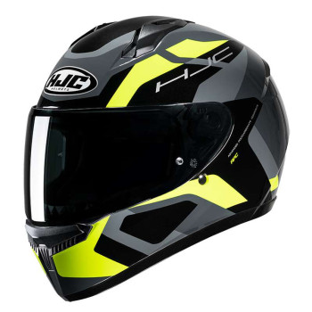 Motorcycle helmet HJC C10 TINS BLACK/YELLOW