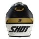 Casque moto cross Shot FURIOUS ROLL 2022 BLACK GOLD MATT