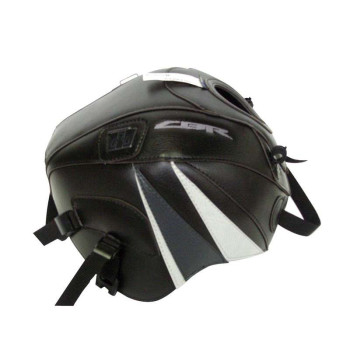 Tapis de réservoir Bagster noir/pointes grises claires et anthracites (1609D) Honda CBR125R CBR250R Tapis de réservoir Bagster noir/pointes grises claires et anthracites (1609D) Honda CBR125R CBR250R