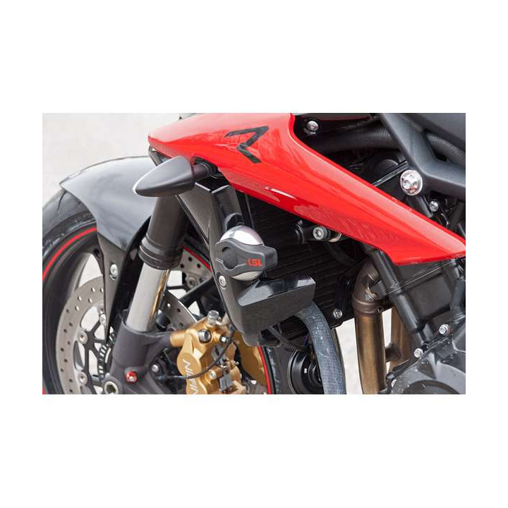 Kit fixation Crash Pad LSL alu Triumph 675 STREET TRIPLE