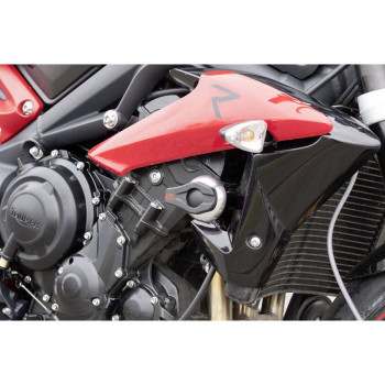 Kit fixation Crash Pad LSL alu Triumph 675 STREET TRIPLE