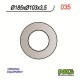 Motorcycle brake disc fixed 185mm (ref. 35)