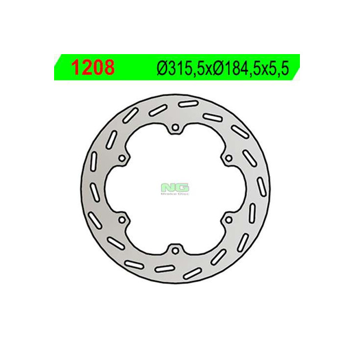 Rear brake disc NG Honda GOLDWING 1500
