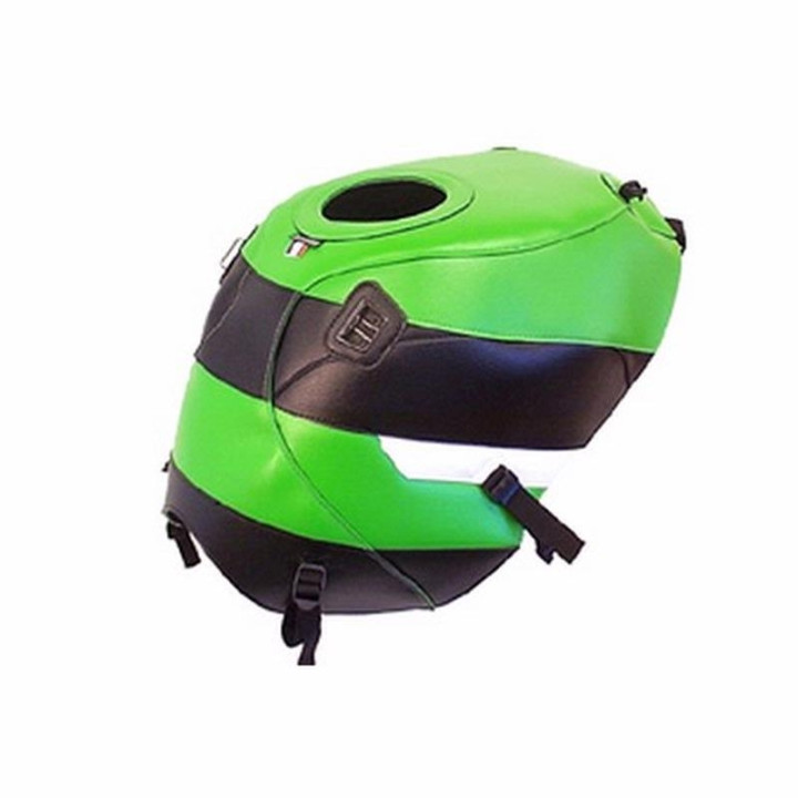Bagster tank mat green/black/white stripe (1361J) Kawasaki ZX6 R/ 636