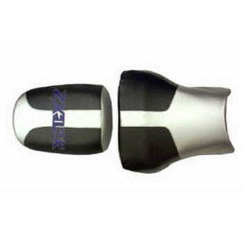 Housse de selle Bagster (2113C) Argent/Noir/Lettres Violettes Kawasaki ZX12 R 00 Housse de selle Bagster (2113C) Argent/Noir/Lettres Violettes Kawasaki ZX12 R 00