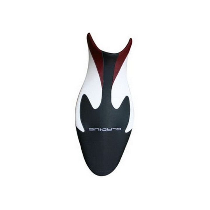 Housse de selle Bagster (2210B) Bordeaux Clair/Noir/Blanc Lettres Argent Suzuki GLADIUS 650 09-10