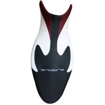 Housse de selle Bagster (2210B) Bordeaux Clair/Noir/Blanc Lettres Argent Suzuki GLADIUS 650 09-10