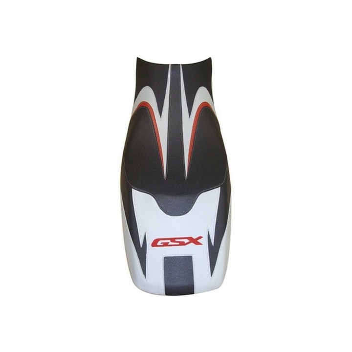 Housse de selle Bagster (2202B) Noir/Noir Mat/Gris/Lettres Rouges Suzuki GSX650 F 08