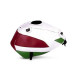 Bagster tank mat white/red/green (1258B) Kawasaki ZXR750R