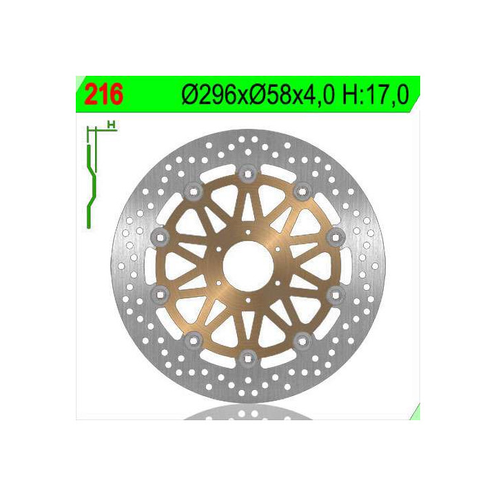 Front brake disc NG Honda CB400 CBR600F3 CBR900RR VTR1000F