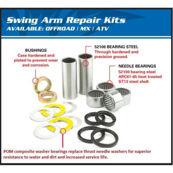 Kit roulements bras oscillant All Balls 28-1176 Yamaha SR500