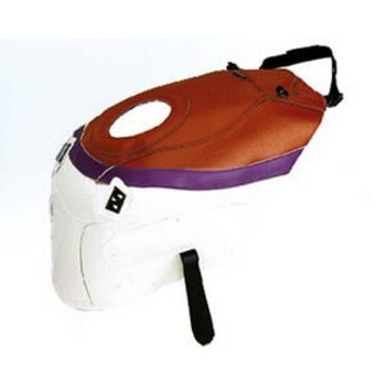 Tapis de réservoir Bagster rouge/blanc/bande violette (1208M) Honda CBR600F2