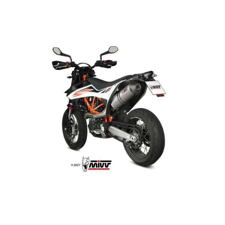 Silencieux Mivv OVAL Titane (KT.023.LNC) KTM SMC R/Enduro R Silencieux Mivv OVAL Titane (KT.023.LNC) KTM SMC R/Enduro R