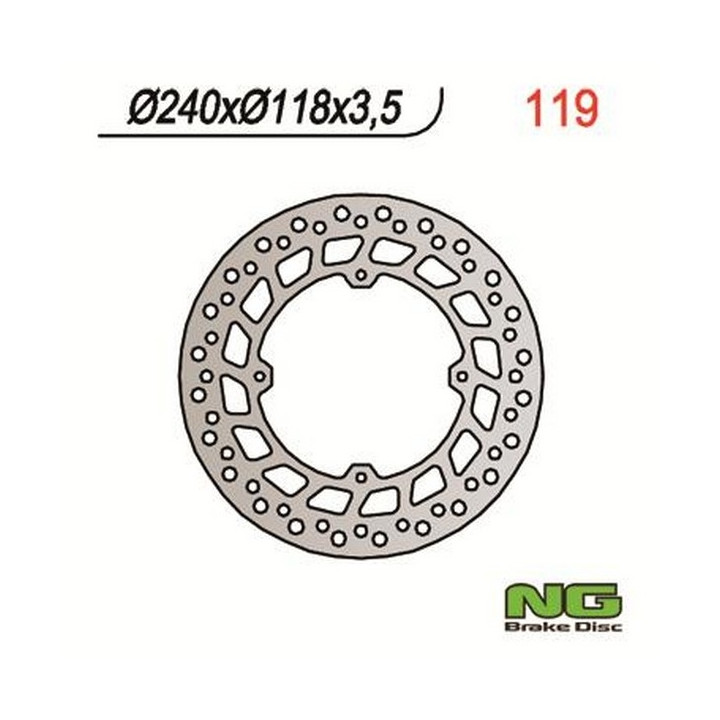 Front brake disc NG Honda XR250/400/600R