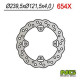 Disque de frein arrière NG pétales HM / Honda CR/CRF 125, 250, 450