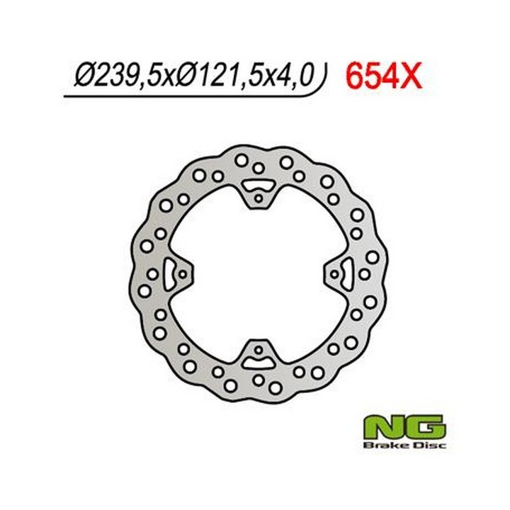 Disque de frein arrière NG pétales HM / Honda CR/CRF 125, 250, 450