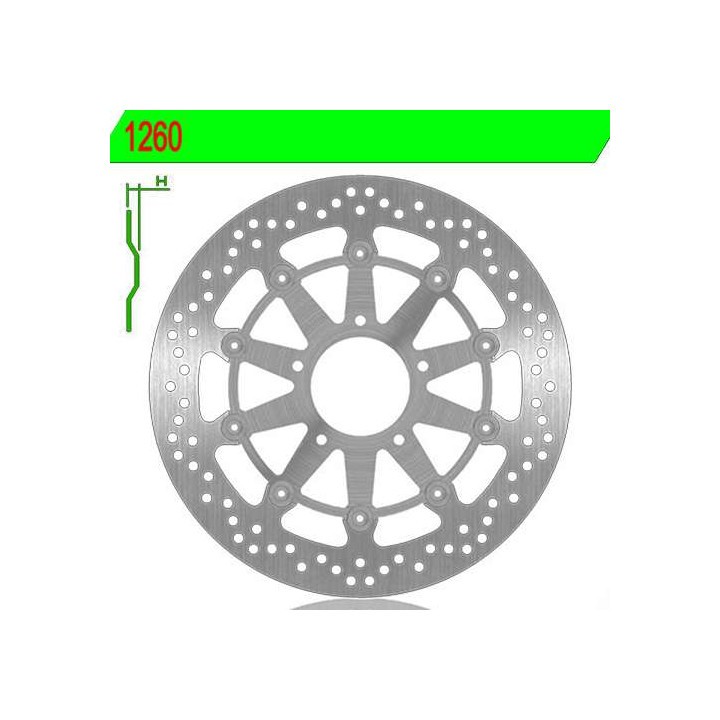 Front brake disc NG 1260 Triumph 1050 TIGER 07-10