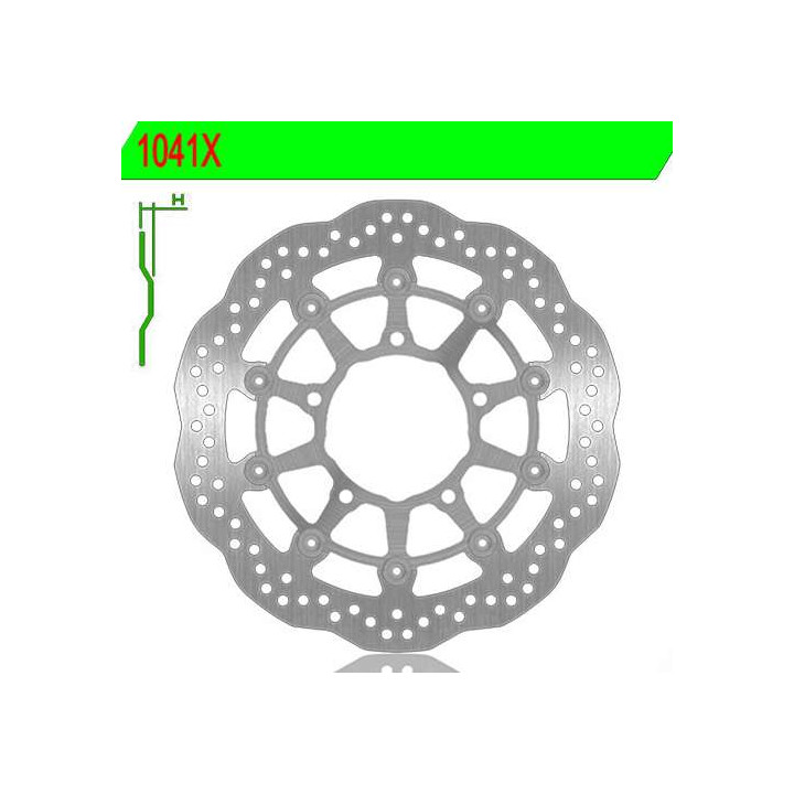 Front brake disc NG 1041X GSXR100 05-11