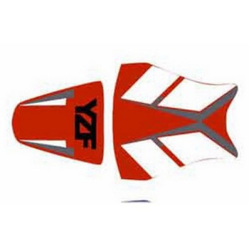 Housse de selle Bagster (2115D) Rouge/Blanc/Anthracite/Lettres Noires Yamaha YZF-R1 01 Housse de selle Bagster (2115D) Rouge/Blanc/Anthracite/Lettres Noires Yamaha YZF-R1 01