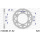 Couronne alu AFAM 45 dents pas 520 type 72304N Husaberg TE 125