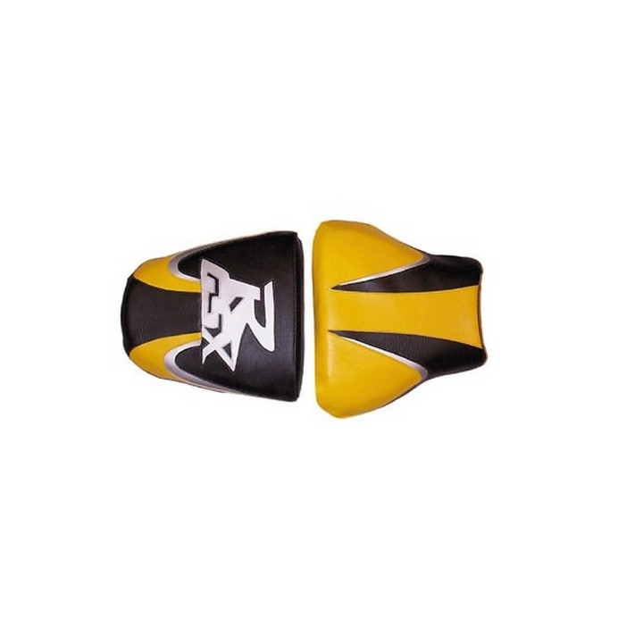 Housse de selle Bagster (2078H) Noir/Surf/Argent/Lettres Argent Suzuki GSX600R 97-00
