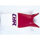 Saddle cover Bagster (2001I) Blanc/Rouge/Letters Violettes Honda CBR1000 92