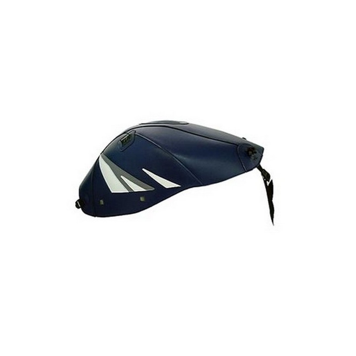 Tapis de réservoir Bagster baltique/pointes blanches et acier (1438A) Yamaha YZF-R1