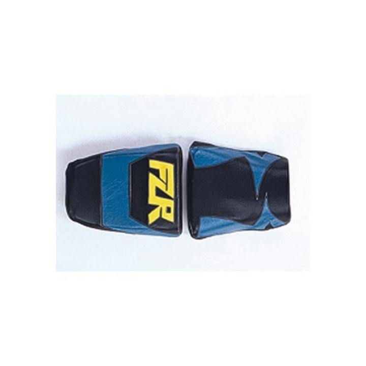 Housse de selle Bagster (2012C) Noir/Pervenche/Lettres Citron Yamaha FZR600 94-95