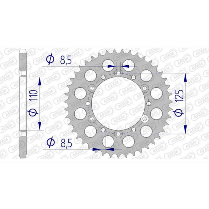 AFAM 43 teeth not 520 type 60201 Beta 240 ALP