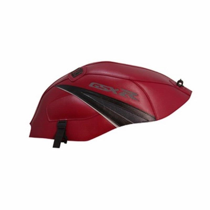 Bagster light burgundy tank mat/charcoal black and light grey stitching (1499F) Suzuki GSX1000 R