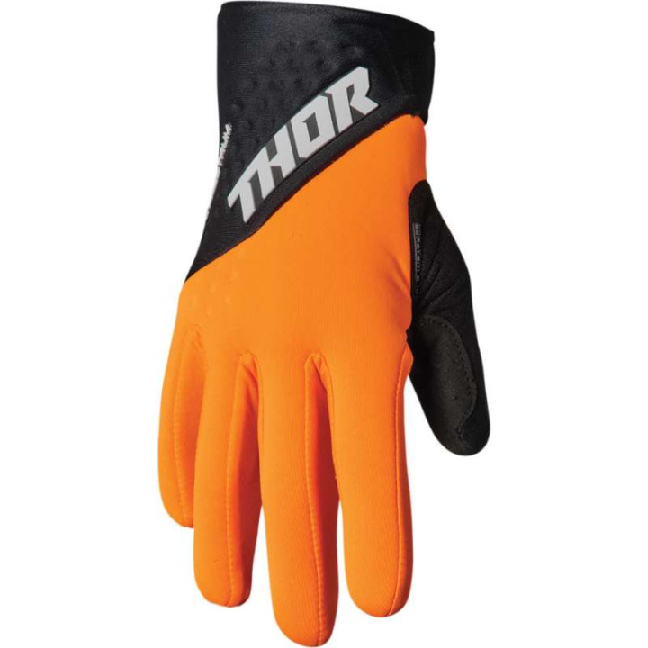 Gants moto cross Thor SPECTRUM COLD WEATHER 2022 FLO ORANGE/BLACK