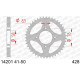 Couronne acier AFAM 50 dents pas 428 type 14201