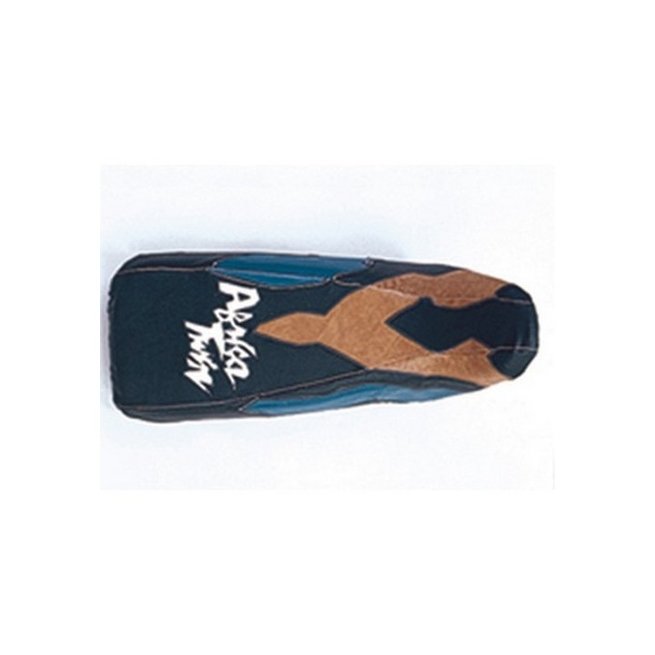 Housse de selle Bagster (2076M) Vert Fonce/Eucalyptus/Havane/Lettres Blanches Honda AFRICA TWIN XRV750 95/1996 Housse de selle Bagster (2076M) Vert Fonce/Eucalyptus/Havane/Lettres Blanches Honda AFRICA TWIN XRV750 95/1996