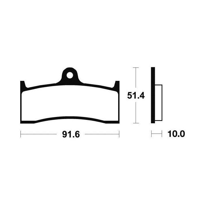 Plaquettes de frein métal fritté BENDIX MF229