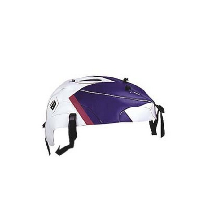 Tapis de réservoir Bagster blanc/bleu/bande fuchsia (1225B) Suzuki GSX750 R / GSX1100 R Tapis de réservoir Bagster blanc/bleu/bande fuchsia (1225B) Suzuki GSX750 R / GSX1100 R