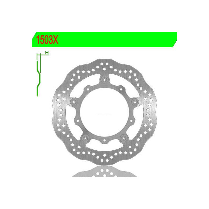 Disque de frein avant NG pétales 1503X Yamaha MT-07 / TRACER / XSR700