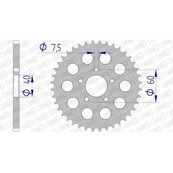 AFAM 40 teeth not 415 type 72105 KTM SX 50 LC 09-13