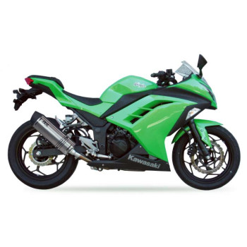 Ixil SOVE stainless steel approved silencer (OK7036VSE) Kawasaki Ninja 250R/300/Z300