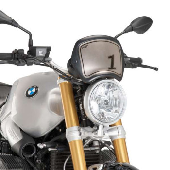 Plaque frontale Puig Noir mat (9167J) BMW R NINE T