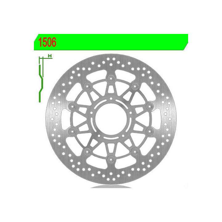 Front brake disc NG 1506 1000 F4 RC RR 15-17