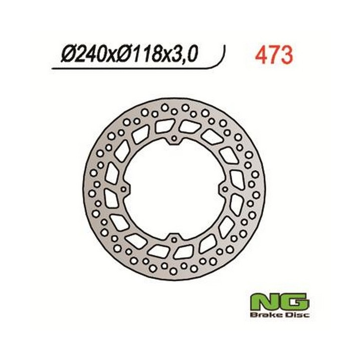 Motorcycle brake disc fixed 240mm (ref. 473)