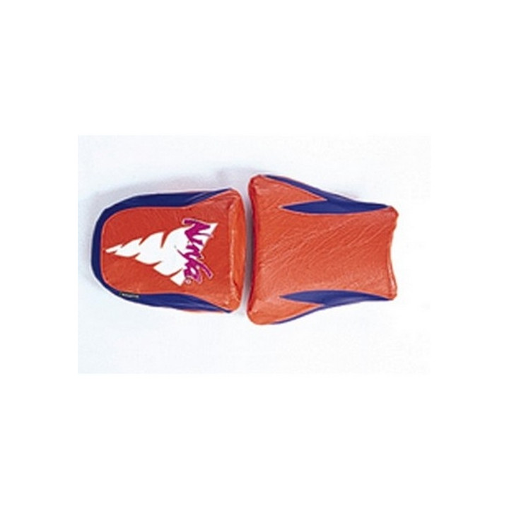 Housse de selle Bagster (2034G) Violet Fonce/Orange/Blanc/Lettres Fuchsia Kawasaki ZX9 R NINJA 97
