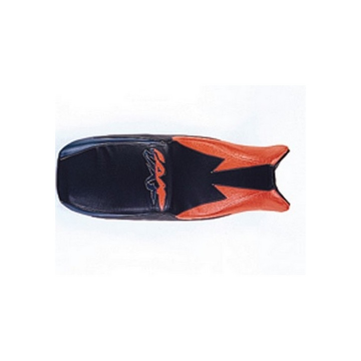 Housse de selle Bagster (2020M) Noir/Violet Fonce/Lettres Orange Suzuki GSX750 F 95-97