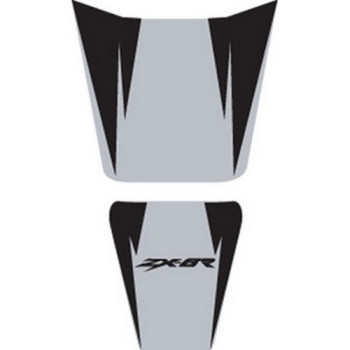 Housse de selle Bagster (2141F) Gris Clair/Noir/Lettres Noires Kawasaki ZX6 R/RR 04 Housse de selle Bagster (2141F) Gris Clair/Noir/Lettres Noires Kawasaki ZX6 R/RR 04