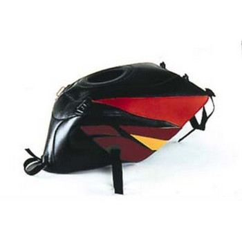 Tapis de réservoir Bagster noir/coquelicot/jaune/bordeaux clair (1208X) Honda CBR600F2/F3